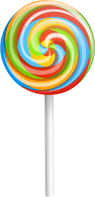 Rainbow Lollipops Png - Rainbow Lollipops Png (400x816)