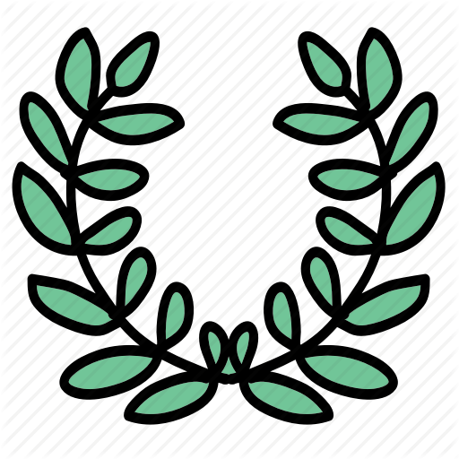Rome Clipart Wreath Free Green Laurel Isolated - Rome Clipart Wreath Free Green Laurel Isolated (512x512)