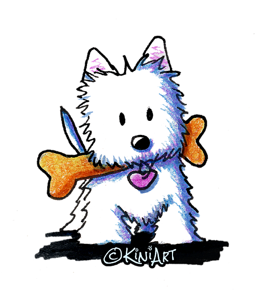 West Highland White Terrier Clipart Png - West Highland White Terrier Clipart Png (600x599)