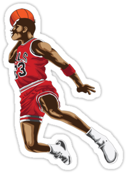Amazing Michael Jordan Clipart Michael Jordan Stickers - Amazing Michael Jordan Clipart Michael Jordan Stickers (375x360)