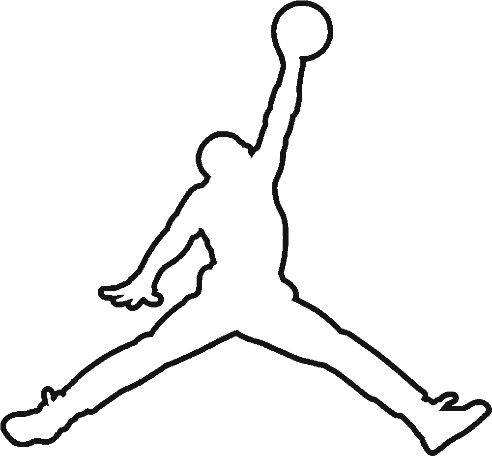 Basketball Outline Stickers Art - Basketball Outline Stickers Art (1000x1000)