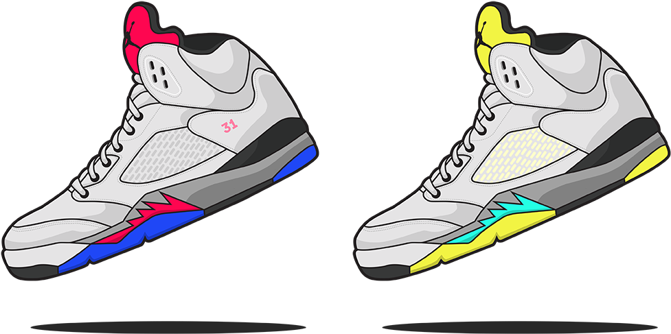 Clip Art Library Download Air Jordan V Retro Vector - Clip Art Library Download Air Jordan V Retro Vector (1069x600)