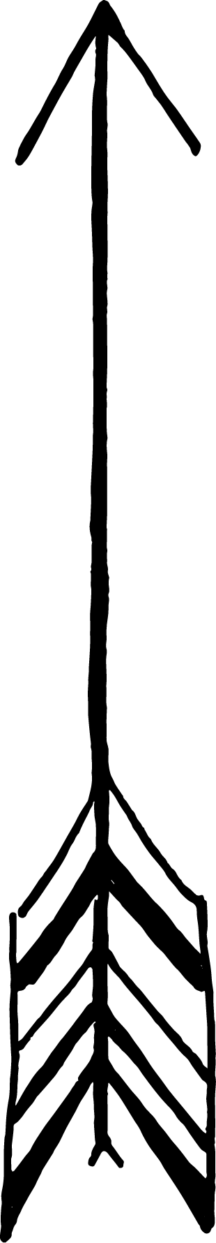 Image Tribal Arrow Up - Image Tribal Arrow Up (310x1780)