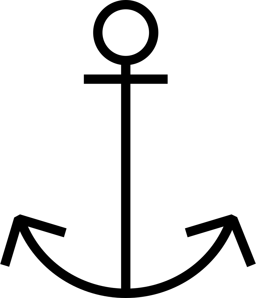 Png Free Stock Anchor Clip Basic - Png Free Stock Anchor Clip Basic (842x980)