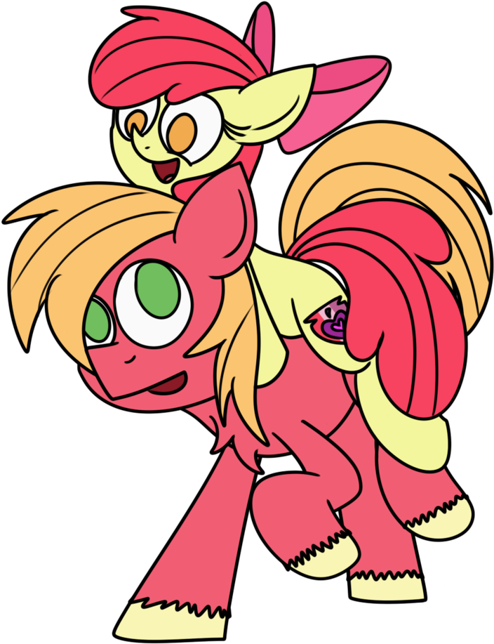 Apple Bloom, Big Macintosh, Chest Fluff, Cutie Mark, - Apple Bloom, Big Macintosh, Chest Fluff, Cutie Mark, (1010x1024)