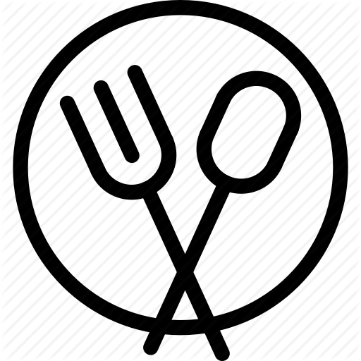 Spoon And Fork Icon Clipart Wild Wings Fork Spoon - Spoon And Fork Icon Clipart Wild Wings Fork Spoon (512x512)