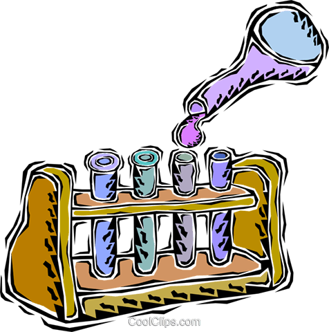 Test Tubes Royalty Free Vector Clip Art Illustration - Test Tubes Royalty Free Vector Clip Art Illustration (476x480)