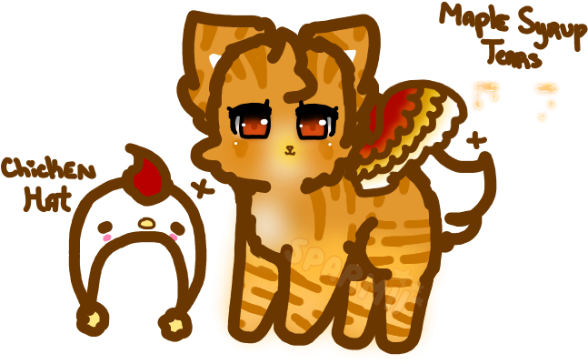 [closed Ota] Chicken N' Waffles Cat By Yakiboba - [closed Ota] Chicken N' Waffles Cat By Yakiboba (700x700)