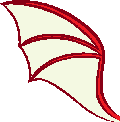 Wings Clipart Dragon - Wings Clipart Dragon (422x428)
