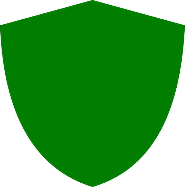 This Free Clip Arts Design Of Green Shield - This Free Clip Arts Design Of Green Shield (594x599)