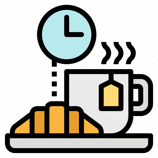 Coffee Food Time Icon - Coffee Food Time Icon (512x512)