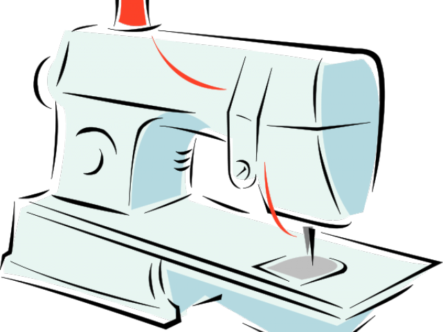 Sewing Machine Clipart Household Appliance - Sewing Machine Clipart Household Appliance (640x480)