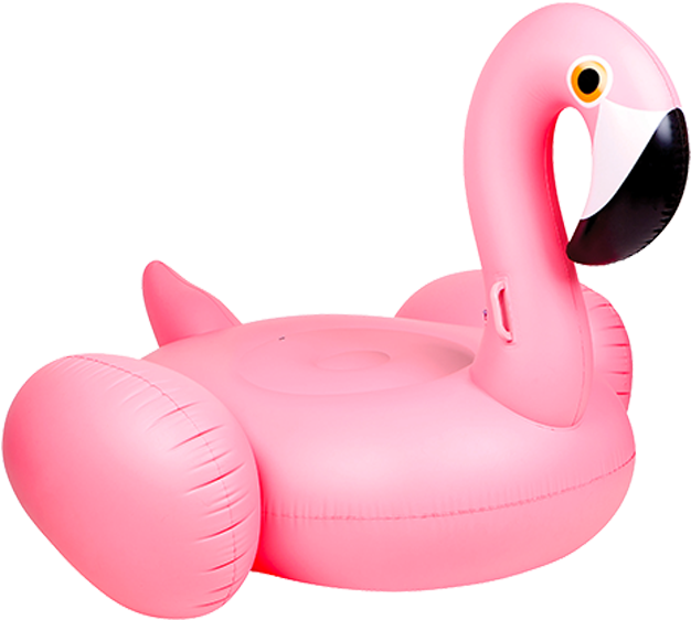 Flamingo Uppblåsbar Badmadrass - Flamingo Uppblåsbar Badmadrass (658x900)