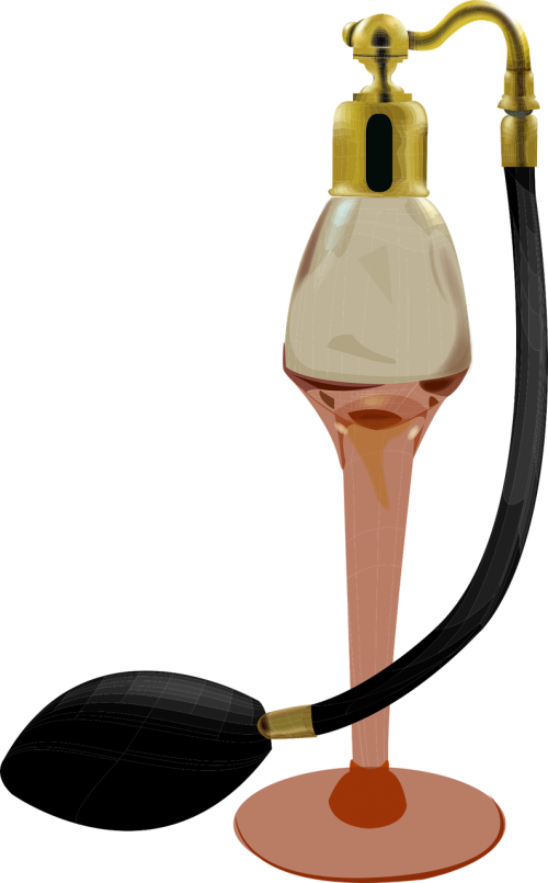 Vintage Perfume Bottle Clip Art (500x805)