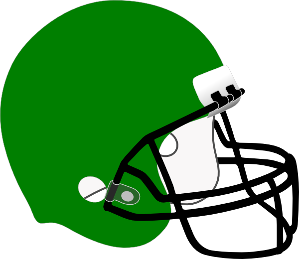 Green Football Helmet Clip Art At Clker Com Vector - Green Football Helmet Clip Art At Clker Com Vector (600x520)
