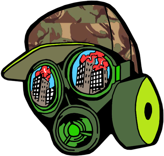 Skull Gas Mask Png Download - Skull Gas Mask Png Download (584x607)