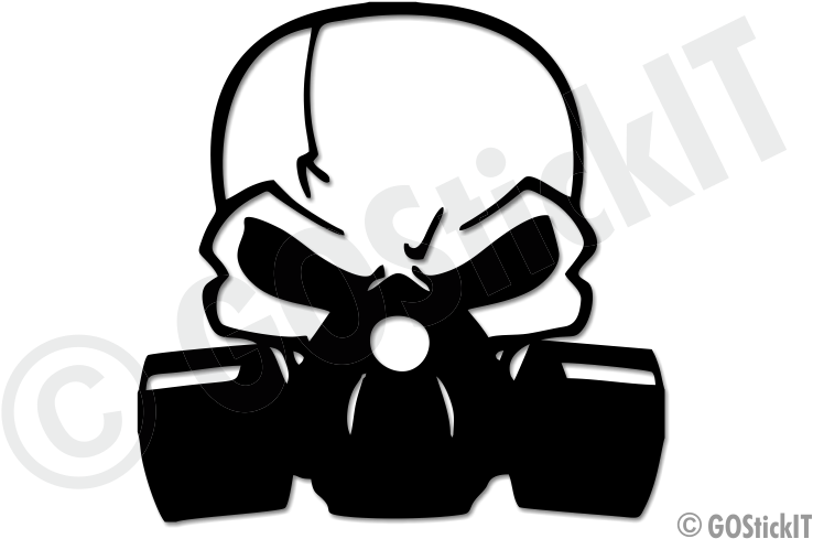 Skull Gas Mask Png Download - Skull Gas Mask Png Download (784x534)