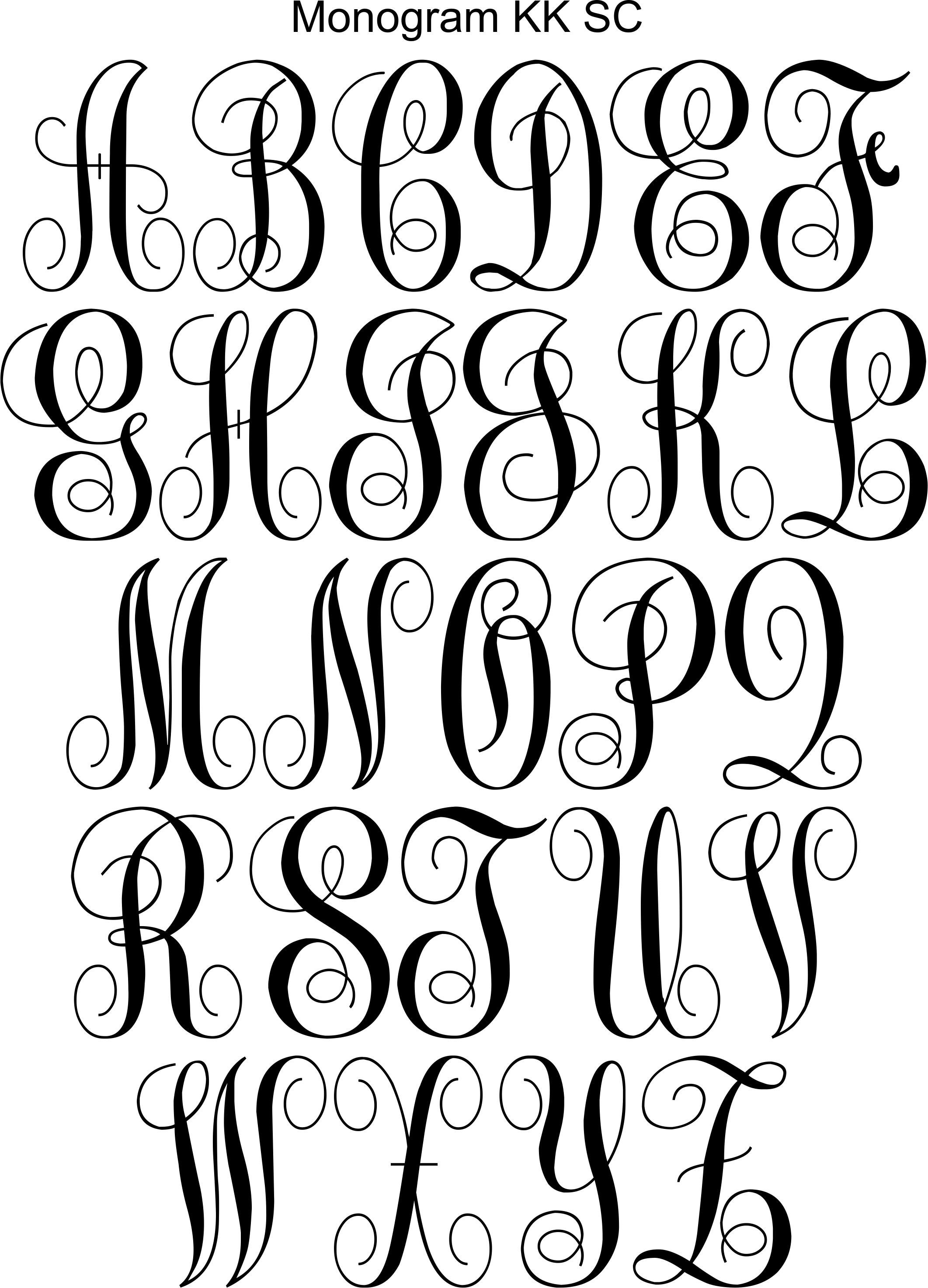 Monogrammed Wood Monogram Sample - Monogrammed Wood Monogram Sample (2123x2947)