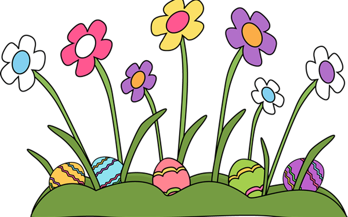 Easter Flowers Clipart - Easter Flowers Clipart (1368x855)