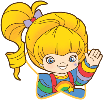 Rainbow Brite Stickers Messages Sticker-8 - Rainbow Brite Stickers Messages Sticker-8 (408x408)