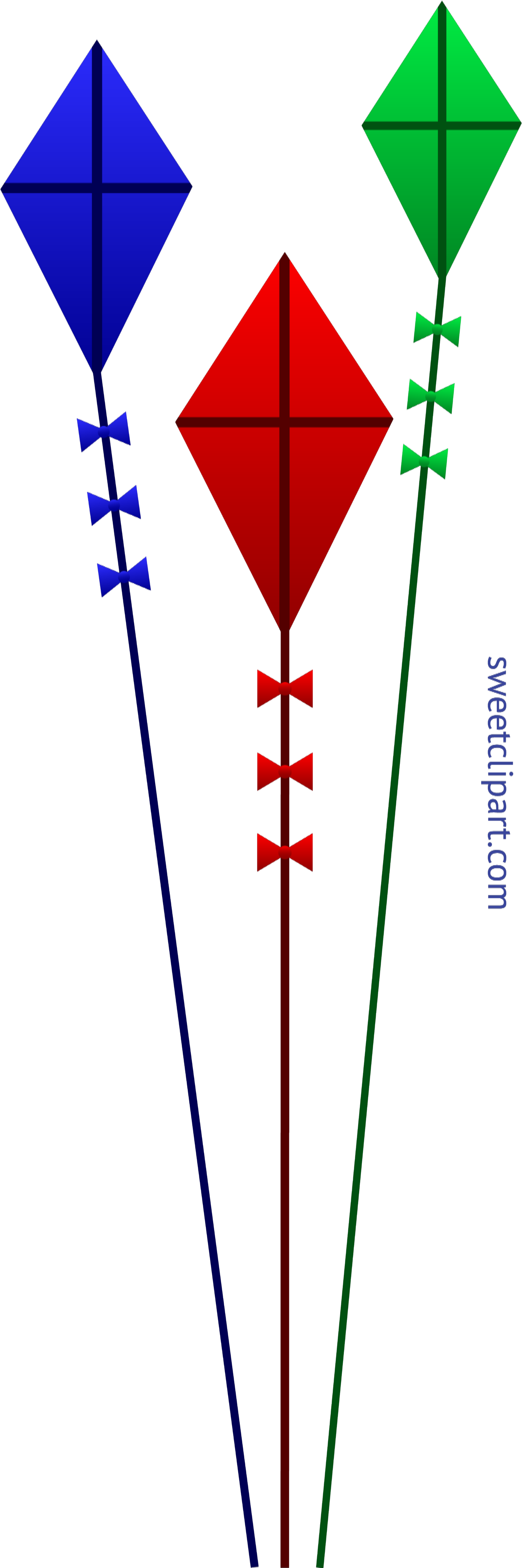 Kite Clipart Green Kite - Kite Clipart Green Kite (2672x8000)