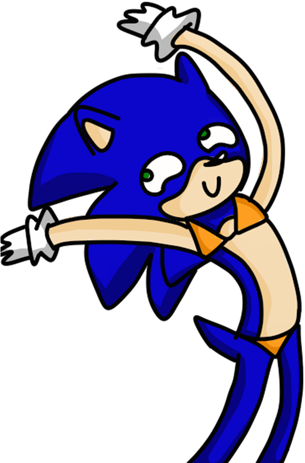Sonic's Bikini By Bobblywack - Sonic's Bikini By Bobblywack (816x979)