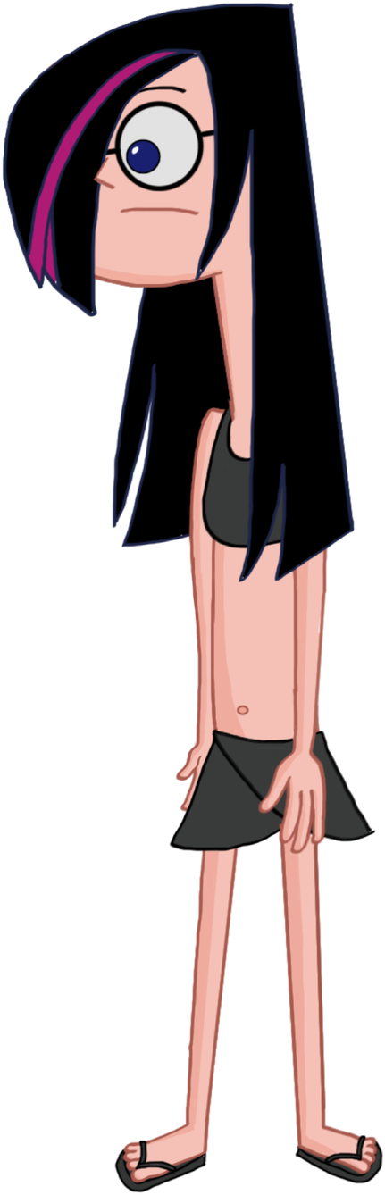 Emo Candace In A Bikini By Hdkyle - Emo Candace In A Bikini By Hdkyle (572x1397)