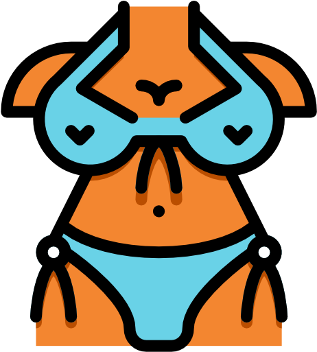 Bikini Free Icon - Bikini Free Icon (512x512)