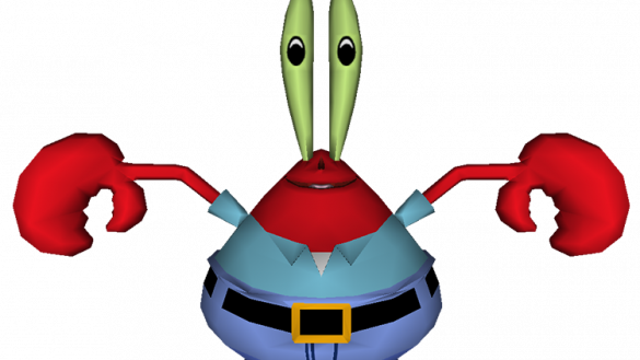 Mr Krabs Png Gamecube Spongebob Squarepants Battle - Mr Krabs Png Gamecube Spongebob Squarepants Battle (585x329)