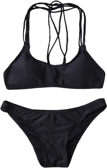 Bikini Clipart Black And White - Bikini Clipart Black And White (558x744)