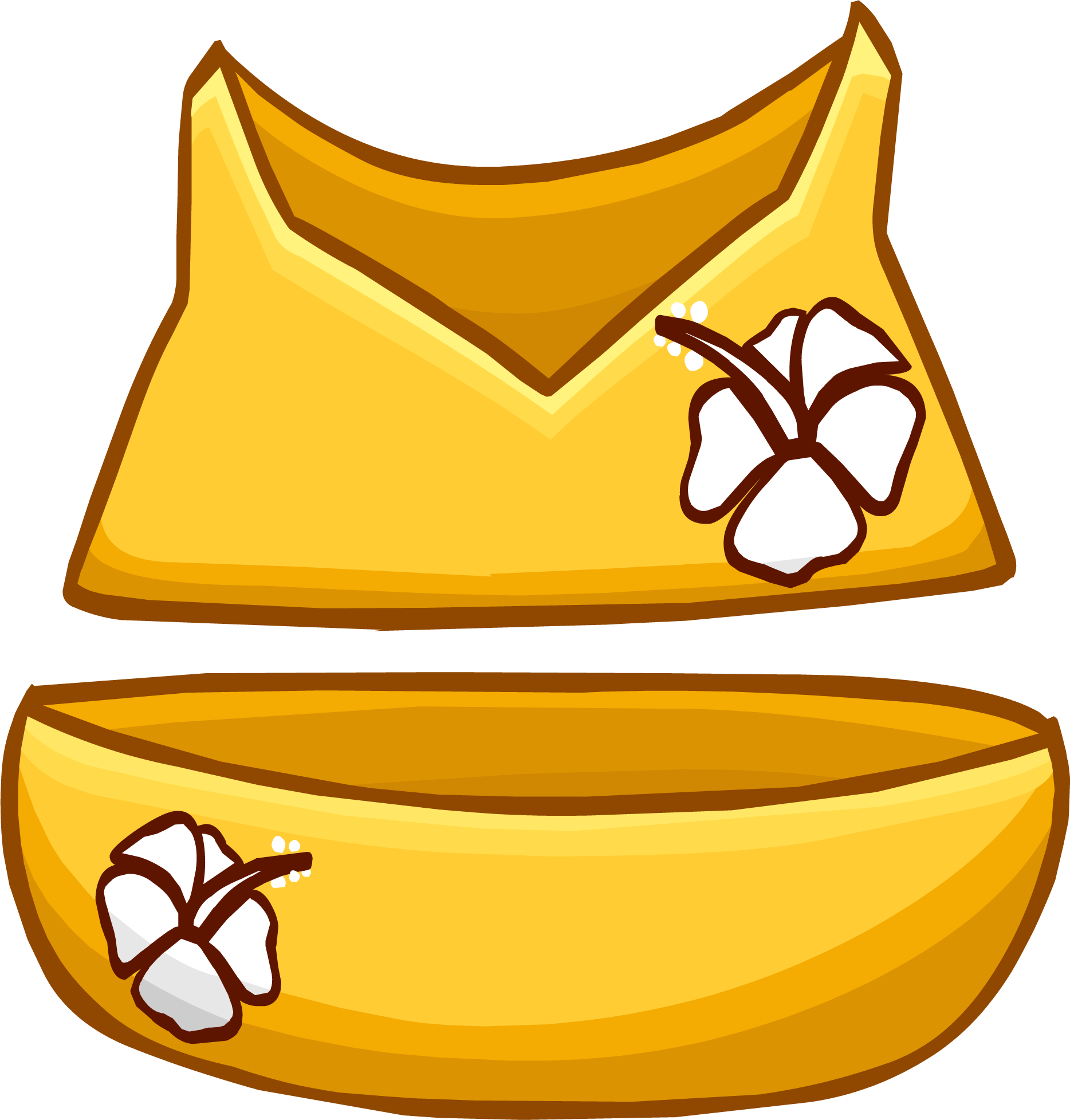 Bikini Clipart Yellow Bikini - Bikini Clipart Yellow Bikini (1868x1955)