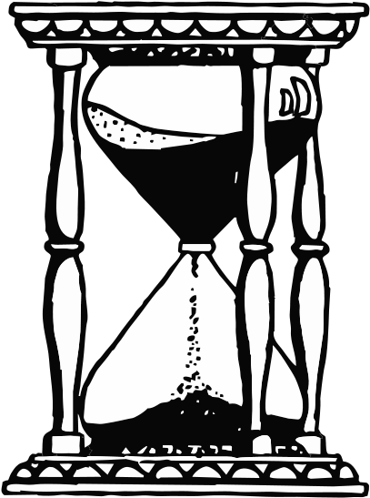 Drawing Steampunk Hourglass - Drawing Steampunk Hourglass (472x600)