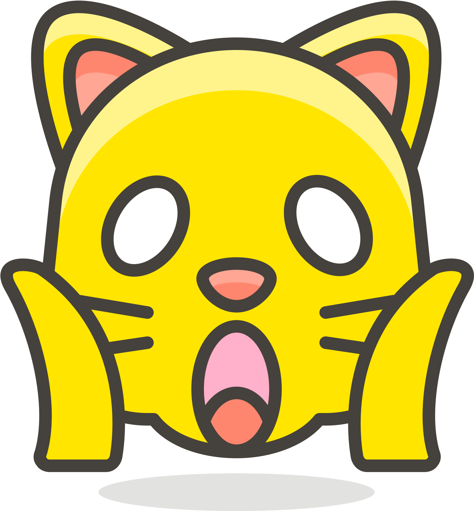 Cat Face Svg File 102 Weary Cat Face Svg Wikimedia - Cat Face Svg File 102 Weary Cat Face Svg Wikimedia (2000x2000)