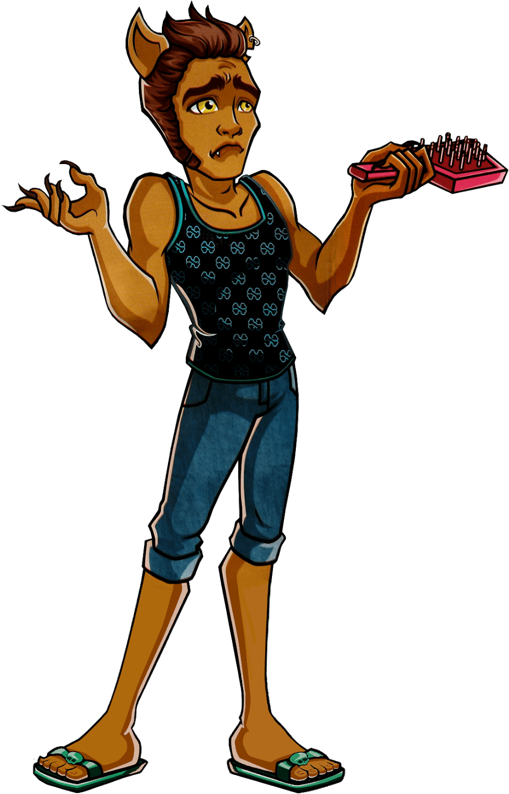 Monster High Draculaura And Clawd Wolf - Monster High Draculaura And Clawd Wolf (1022x1600)