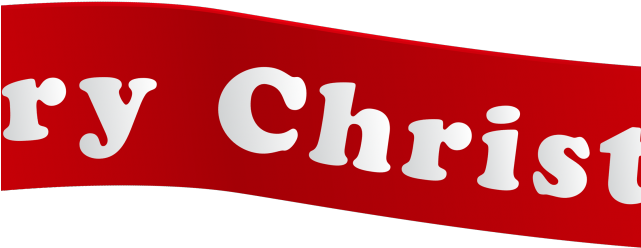 Merry Christmas Clipart Banner - Merry Christmas Clipart Banner (640x480)