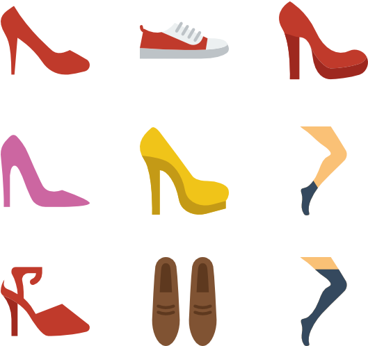 Icon Packs Psd Png Eps Footwear - Icon Packs Psd Png Eps Footwear (600x564)