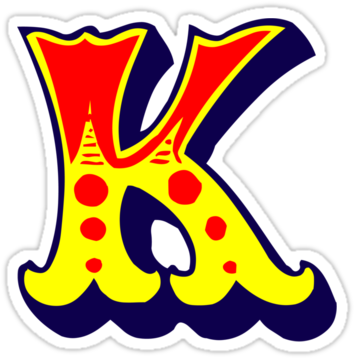 Circus Letter K By Circusletters Special Letters, Toddler - Circus Letter K By Circusletters Special Letters, Toddler (375x360)