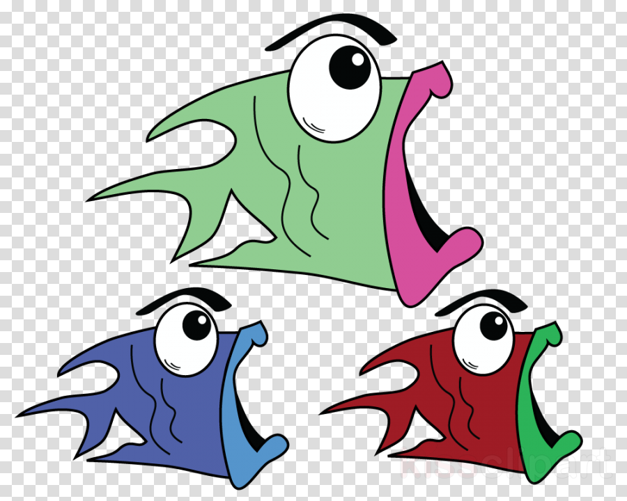 Scared Fish Clipart Clip Art - Scared Fish Clipart Clip Art (900x720)