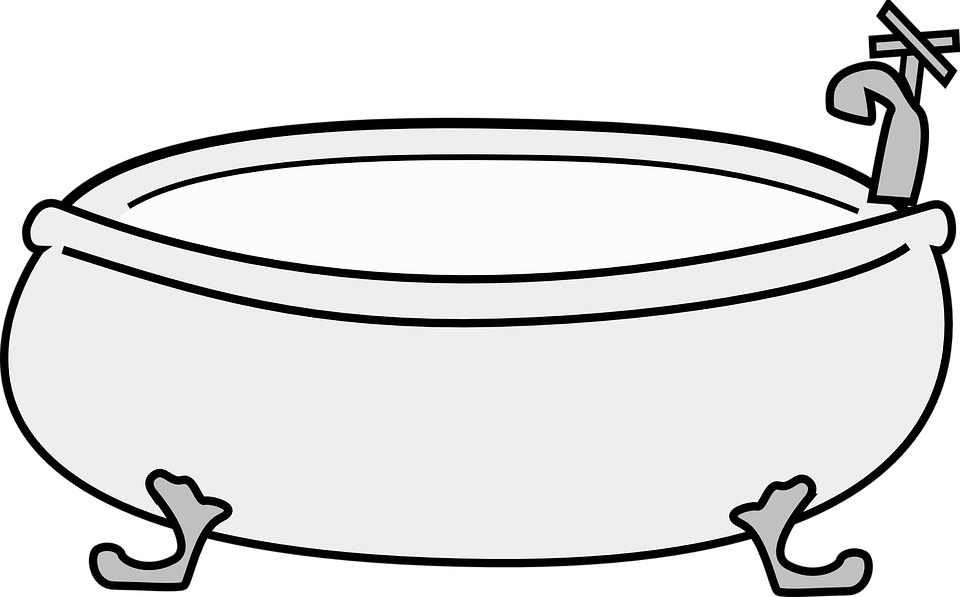 Bathtub Bath Clawfoot - Bathtub Bath Clawfoot (960x597)