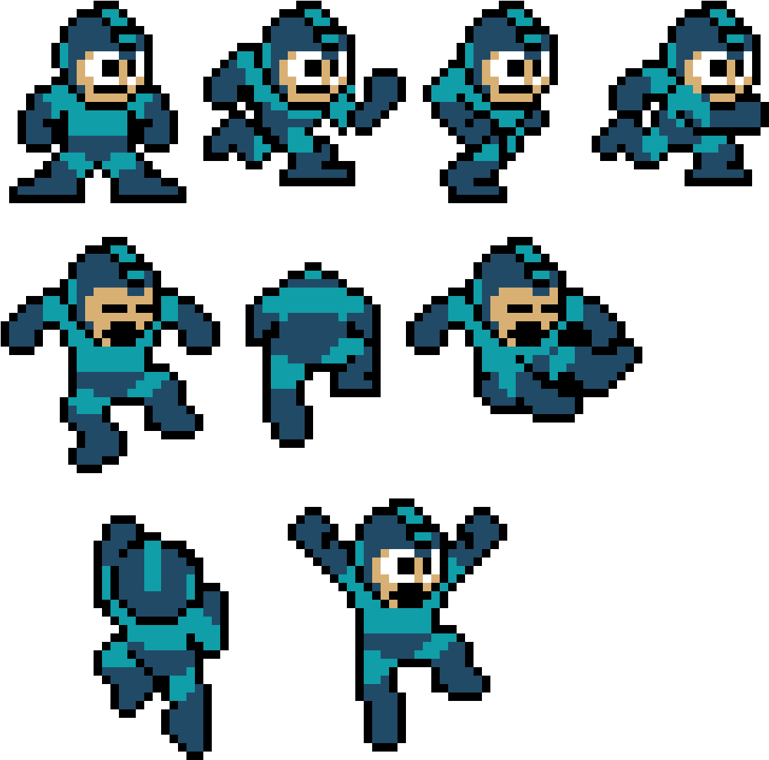 Megaman Clipart Sprite - Megaman Clipart Sprite (1200x1200)
