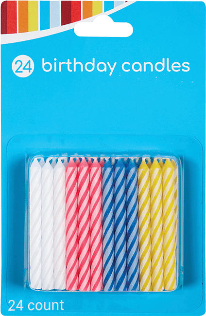 Birthday Candles 24 Count - Birthday Candles 24 Count (750x750)