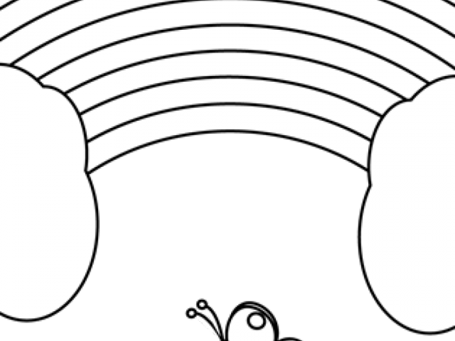 Rainbow Butterfly Clipart Rainbow Tree - Rainbow Butterfly Clipart Rainbow Tree (640x480)