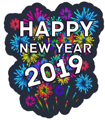 Happy New Year 2019 Stickers For Hike - Happy New Year 2019 Stickers For Hike (450x420)