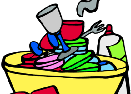 Dish Clipart Washing Area - Dish Clipart Washing Area (450x300)