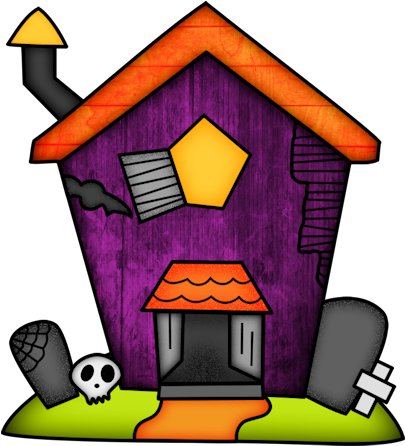 Haunted House Clipart Free - Haunted House Clipart Free (432x456)