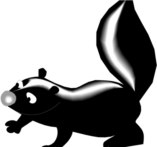 Skunk Clipart Woodland - Skunk Clipart Woodland (640x480)