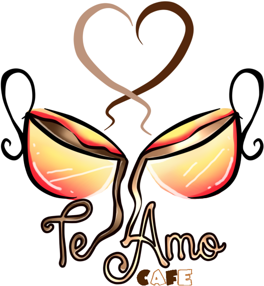 Te Amo Cafe Logo By Xjanicax - Te Amo Cafe Logo By Xjanicax (551x607)