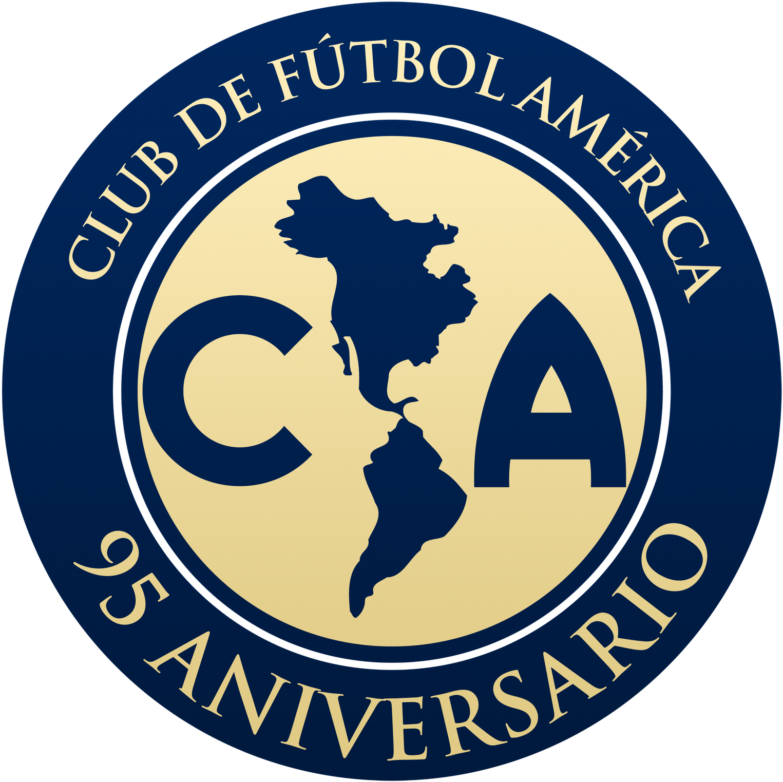 Logo 95 Aniversario Club Am Rica 09102011ctg - Logo 95 Aniversario Club Am Rica 09102011ctg (1600x1600)