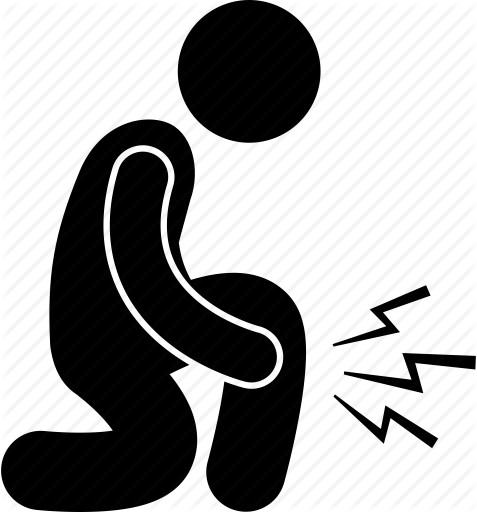 Knee Pain Icon Clipart Knee Pain Muscle Pain Joint - Knee Pain Icon Clipart Knee Pain Muscle Pain Joint (477x512)