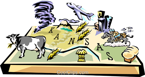 Kansas Vignette Map Royalty Free Vector Clip Art Illustration - Kansas Vignette Map Royalty Free Vector Clip Art Illustration (480x257)